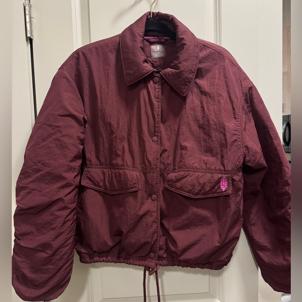 Women's Burgundy Jacket FP MOVEMENT FREE PEOPLE